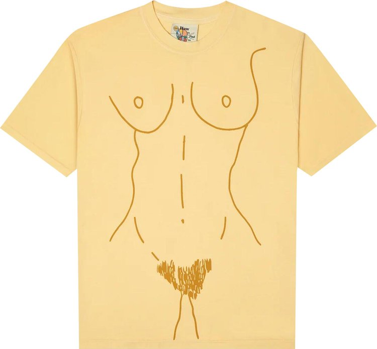 KidSuper Women Figure Tee Yellow