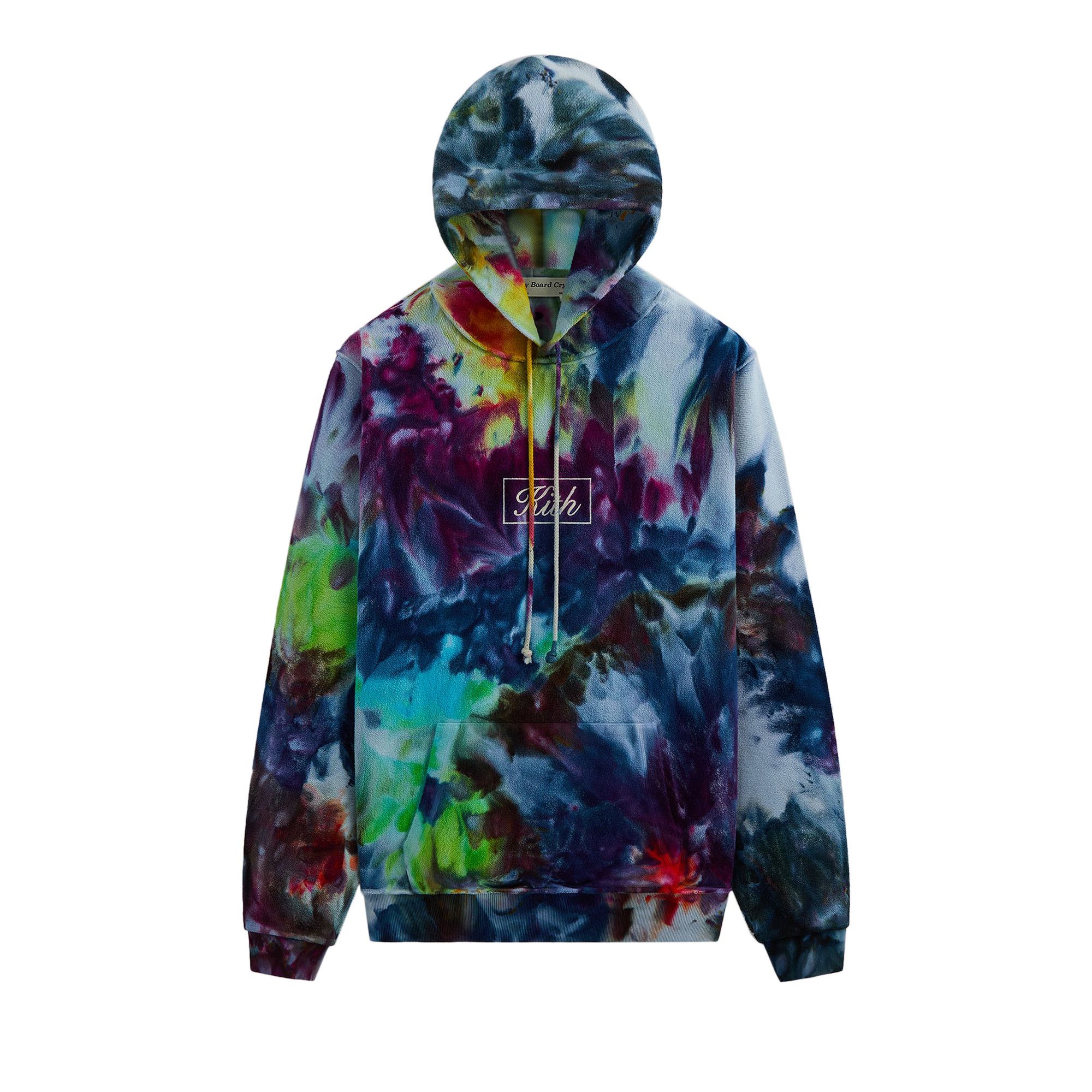 Size xl Kith For Advisory Board Crystals Tie Dye Hoodie Blue
