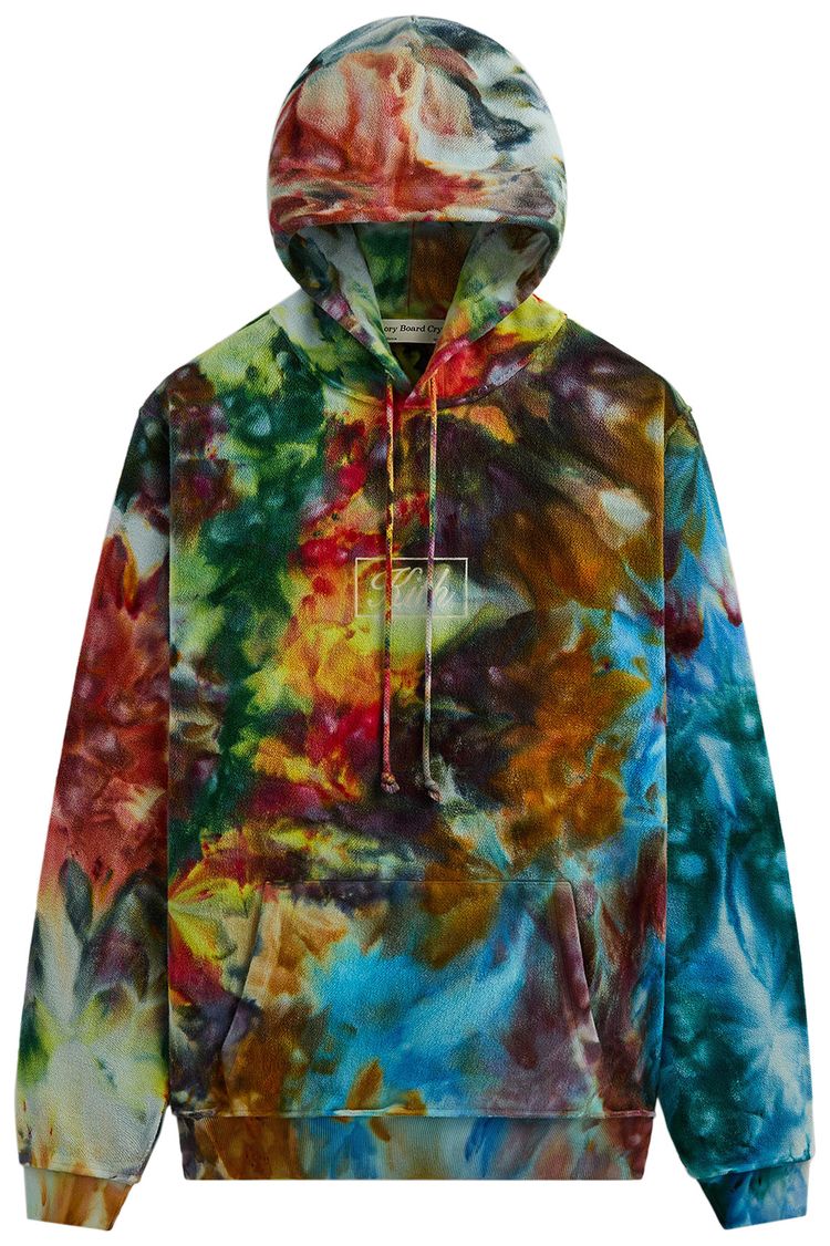 Kith For Advisory Board Crystals Tie Dye Hoodie PurpleGreen