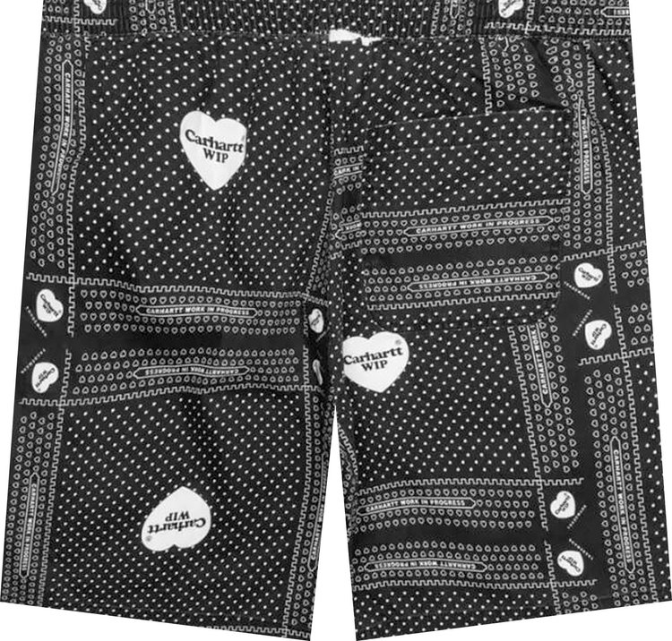 Carhartt WIP Heart Bandana Short Black