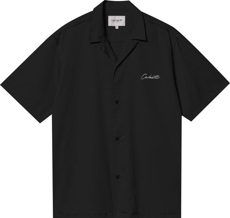 Carhartt WIP Short-Sleeve Delray Shirt 'Black/Wax'