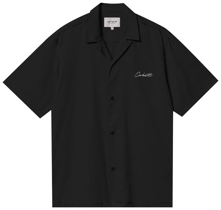 Carhartt WIP Short-Sleeve Delray Shirt 'Black/Wax'