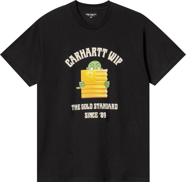 Carhartt WIP Short-Sleeve Gold Standard T-Shirt 'Black'