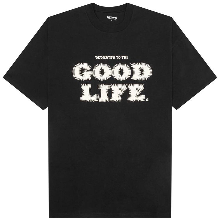 Carhartt WIP Short Sleeve Mist T Shirt BlackWax