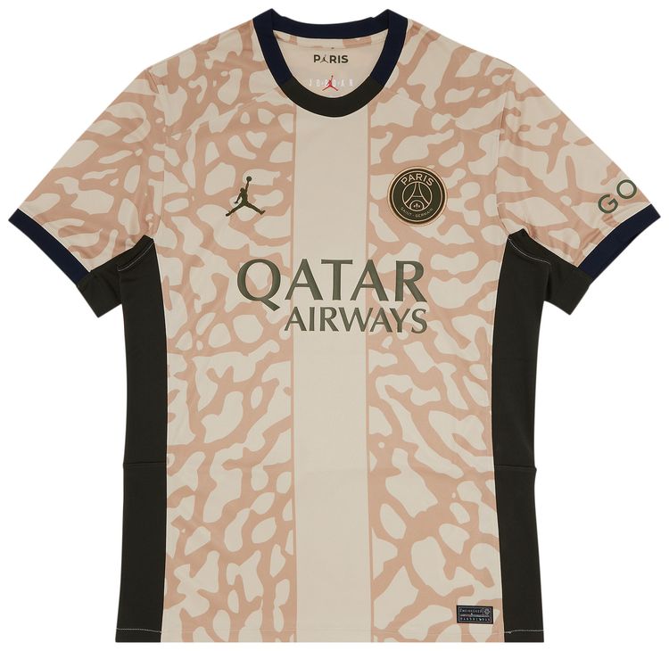 Paris Saint Germain Fourth Stadium Jersey Tan