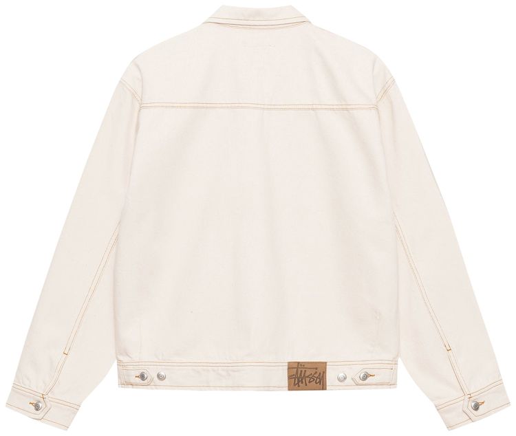 Stussy Zip Work Jacket Natural
