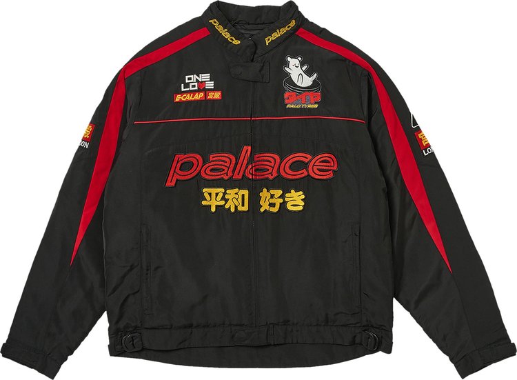 Palace Faster Jacket 'Black/Red'