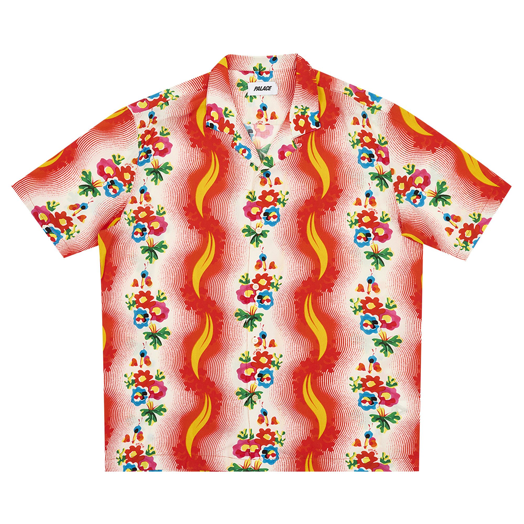 Buy Palace High Wave Shirt 'Red' - P26SHT022 | GOAT