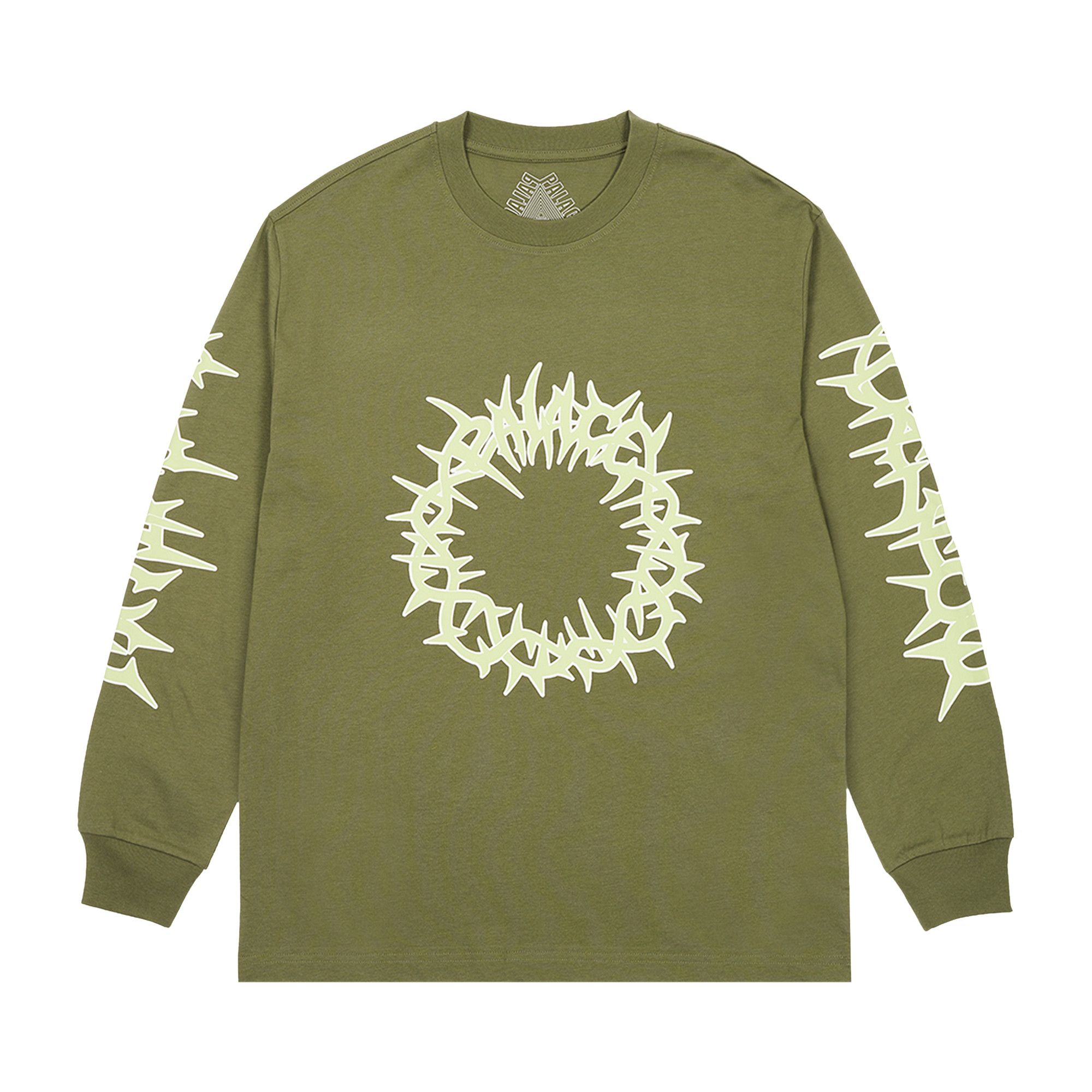 Buy Palace Spiked Long-Sleeve 'The Deep Green' - P26LS016 | GOAT