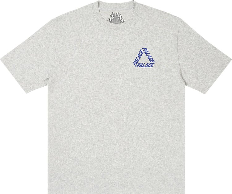 Palace P-3 Outline T-Shirt 'Grey Marl'