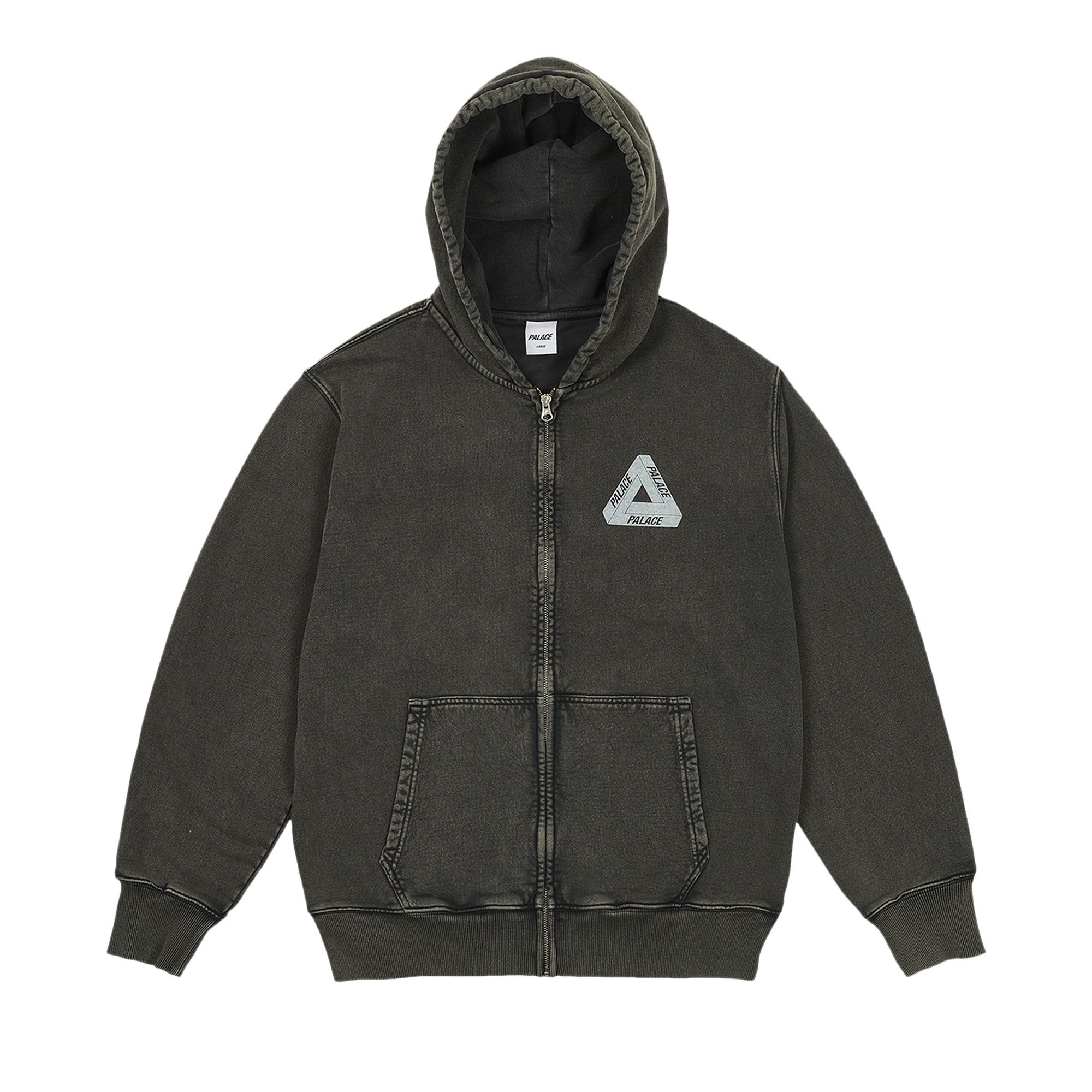 Palace Pigment Wash Tri-Ferg Hood Black