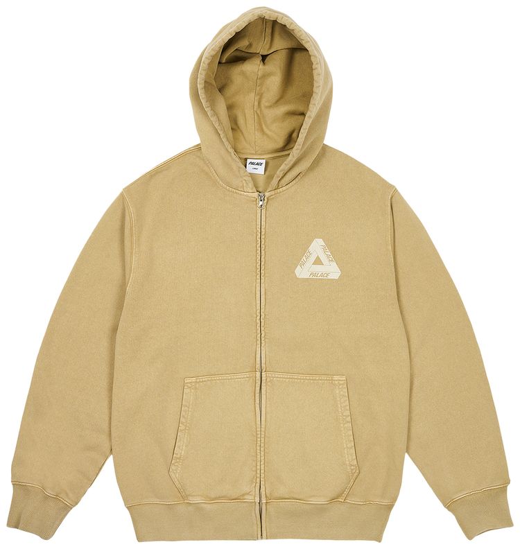 Palace Pigment Wash Tri Ferg Hood Stone
