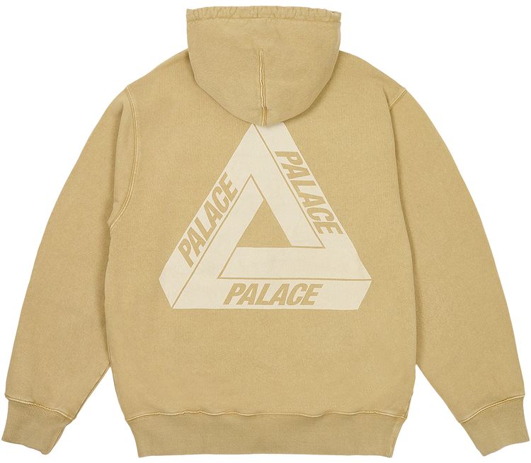 Palace Pigment Wash Tri Ferg Hood Stone