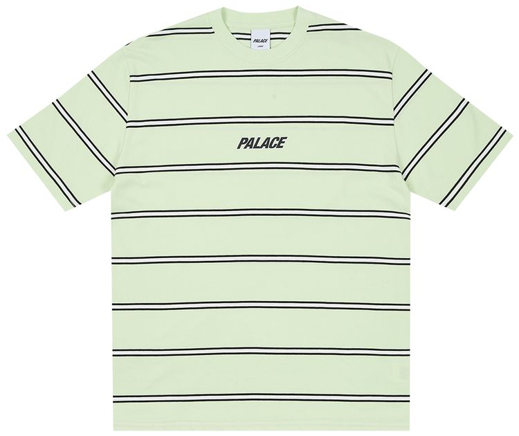 Palace Duo Stripe T Shirt Lime