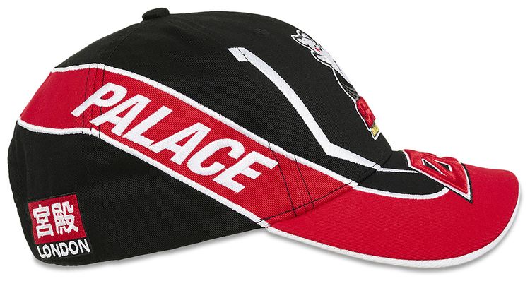 Palace Faster 6 Panel BlackRed