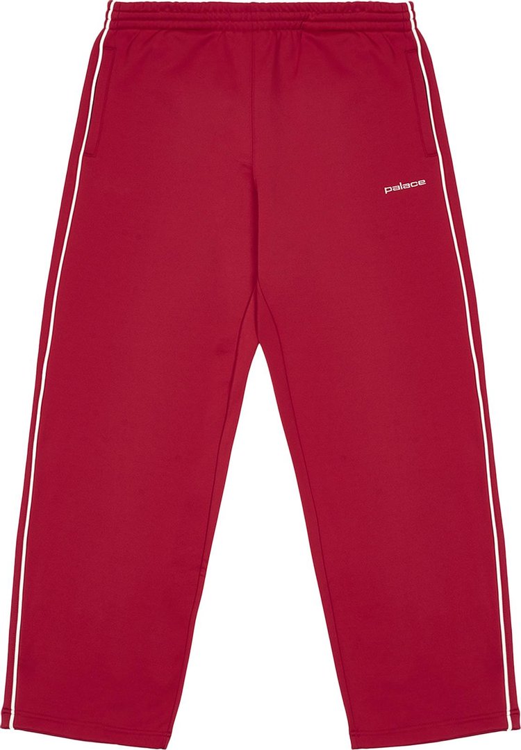 Palace Polyknit Track Jogger 'Truest Red/Soft White'