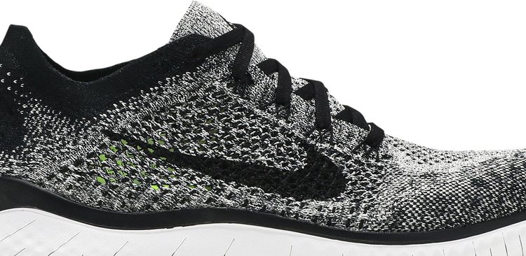 Free RN Flyknit 2018 White Black