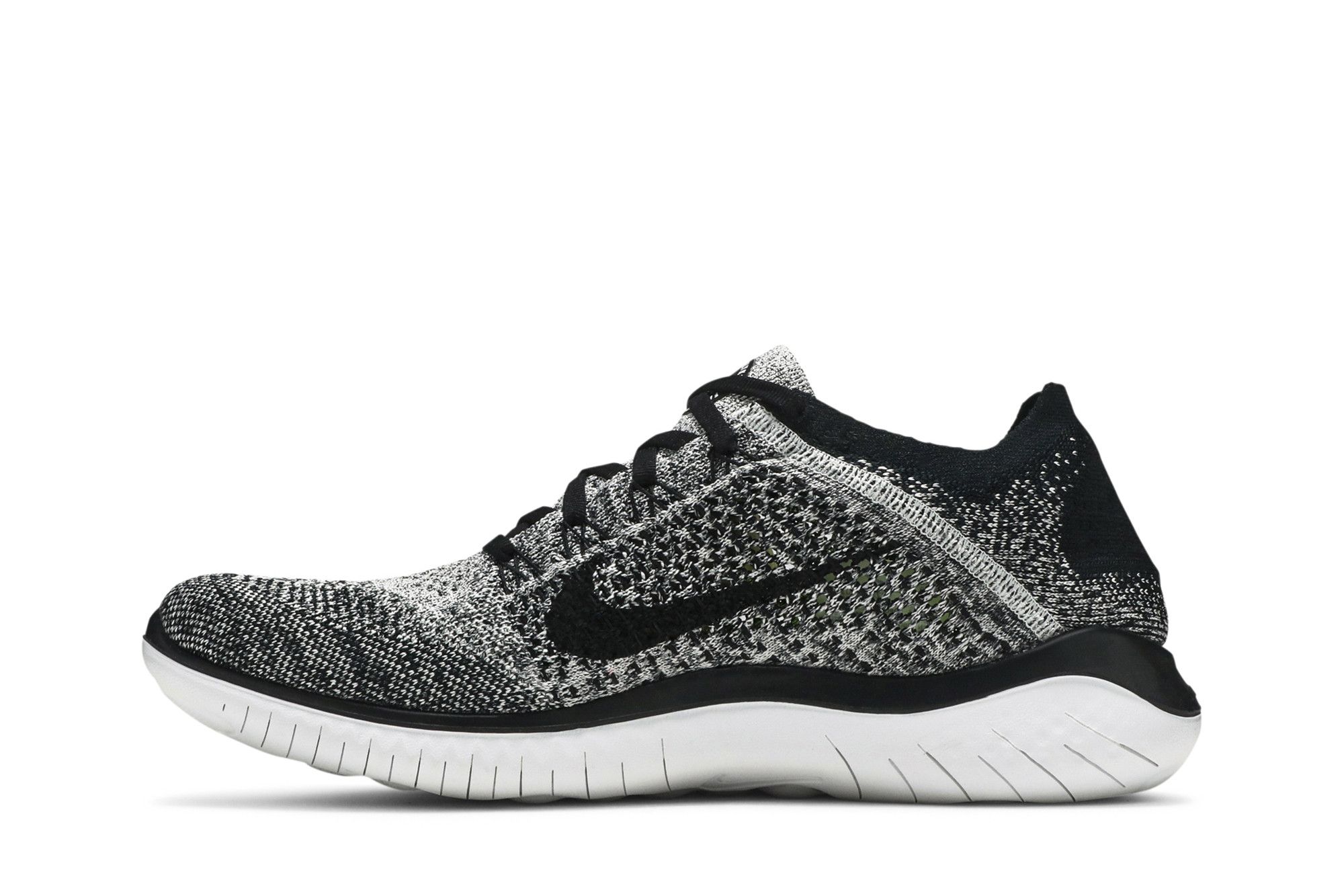 Buy Free RN Flyknit 2018 White Black 942838 101 GOAT UK