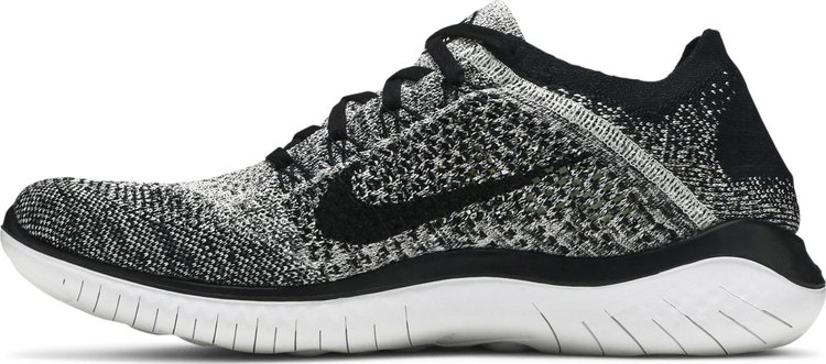 Free RN Flyknit 2018 White Black