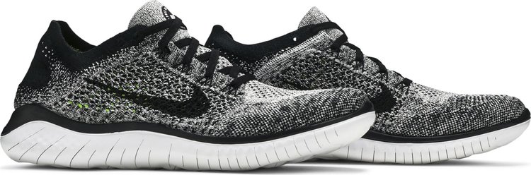 Free RN Flyknit 2018 White Black