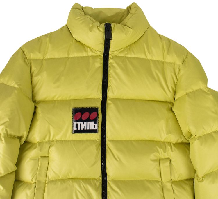 Heron Preston Heron CTNMB Dots Puffer Green Yellow