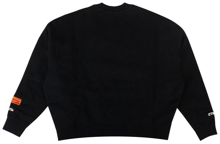 Heron Preston Crewneck Herons Tape Black