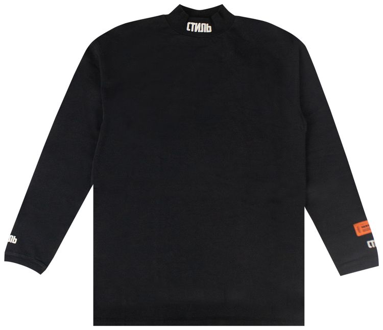 Heron Preston CTNMB Turtleneck Off Black