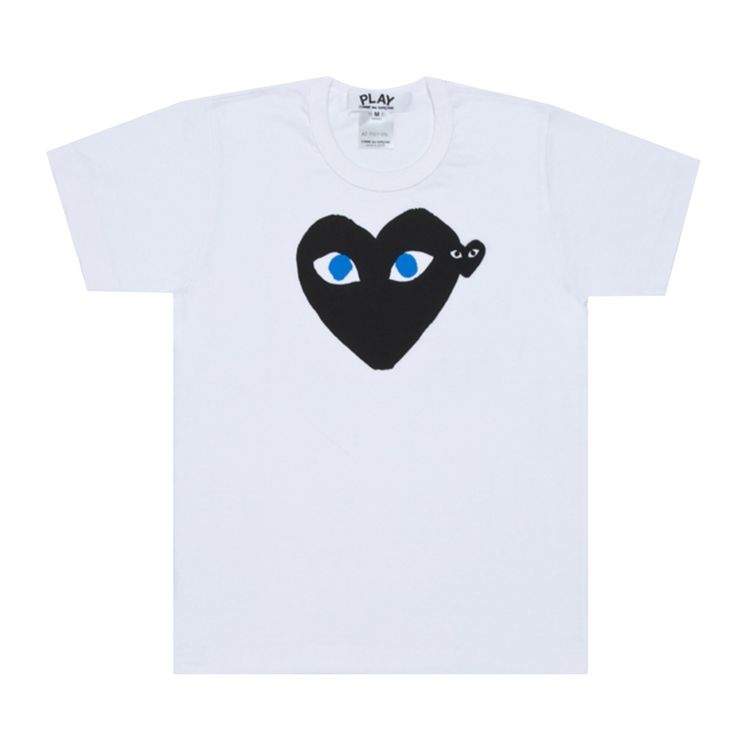 Comme des Garcons PLAY Black Heart T Shirt White
