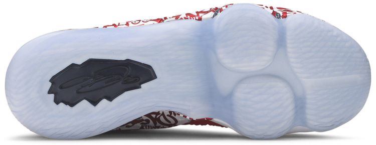 Nike LeBron 17 LeBron 4 Red Graffiti