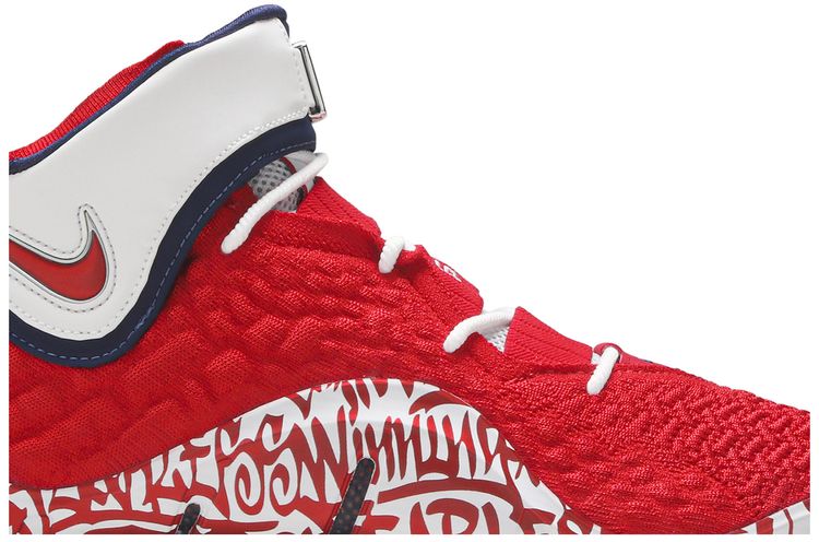 Nike LeBron 17 LeBron 4 Red Graffiti