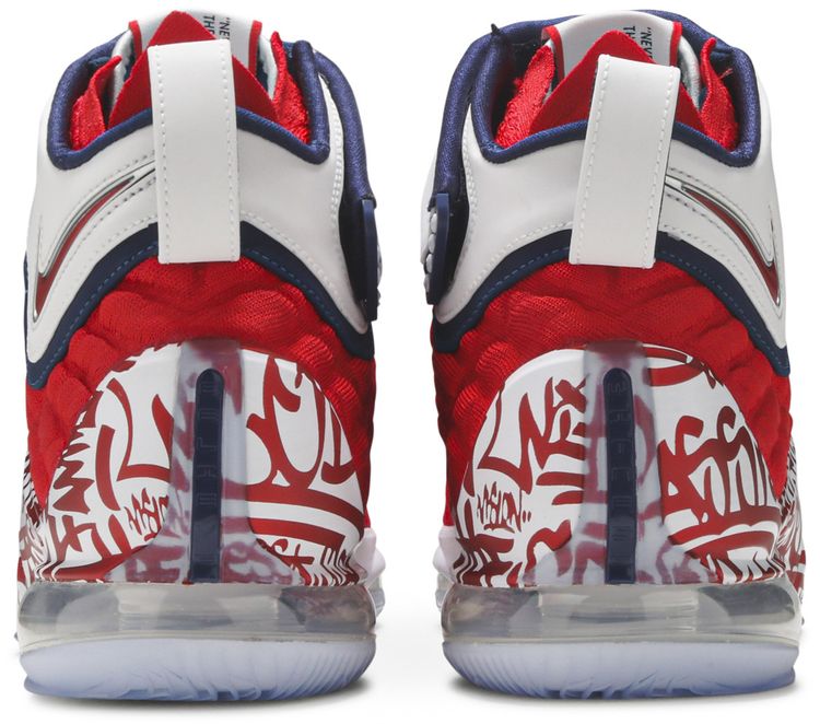 Nike LeBron 17 LeBron 4 Red Graffiti