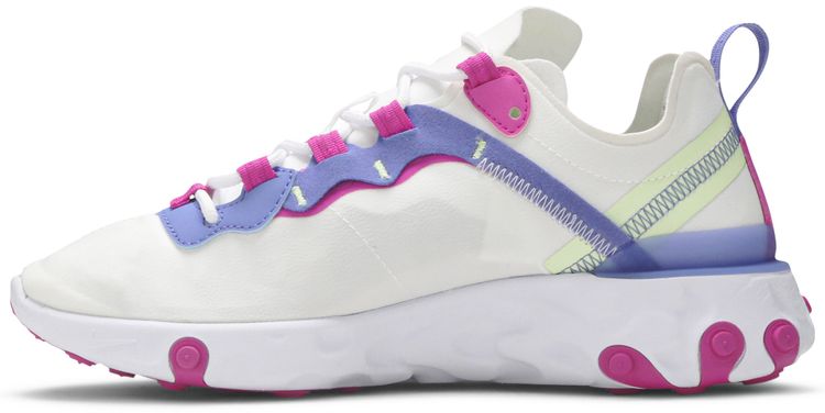 Nike Wmns React Element 55 White Fire Pink