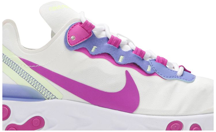 Nike Wmns React Element 55 White Fire Pink