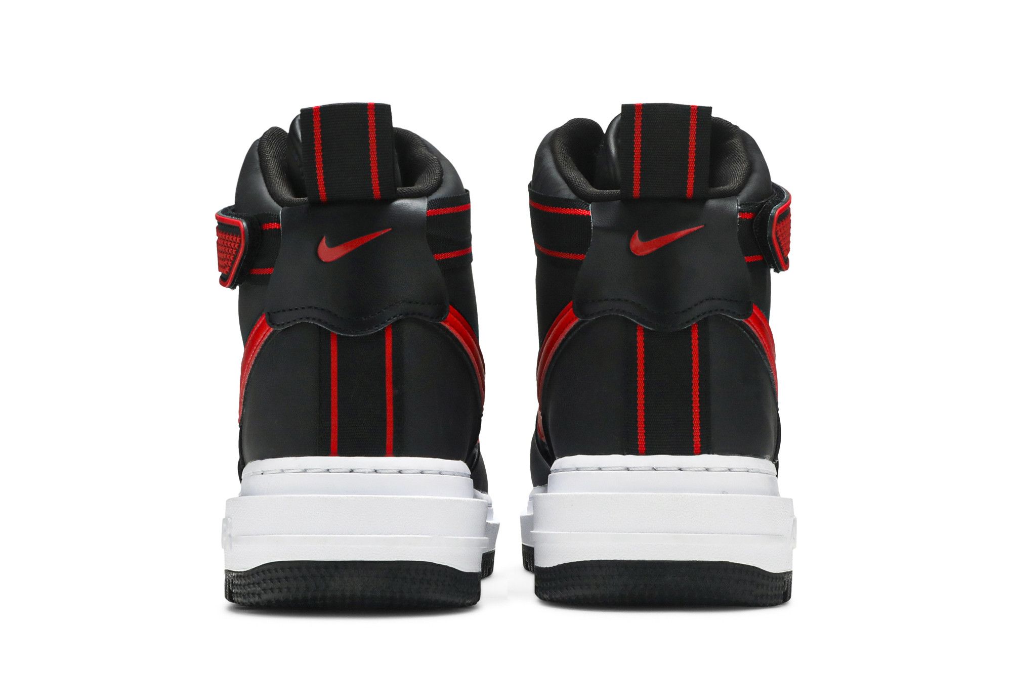 nike black and red boots