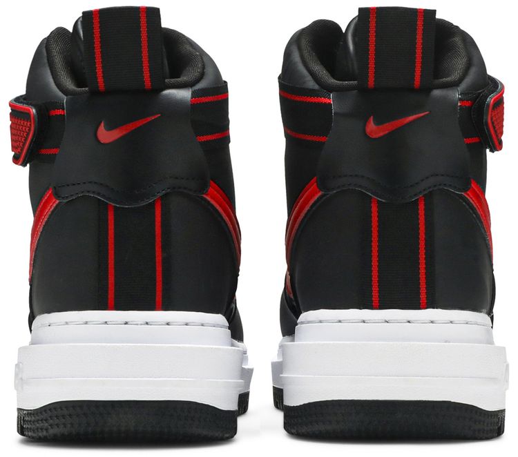 Nike Air Force 1 Boot Black University Red