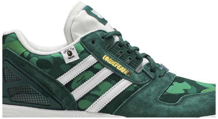 BAPE x Undefeated x adidas ZX 8000 A ZX Series Green Camo