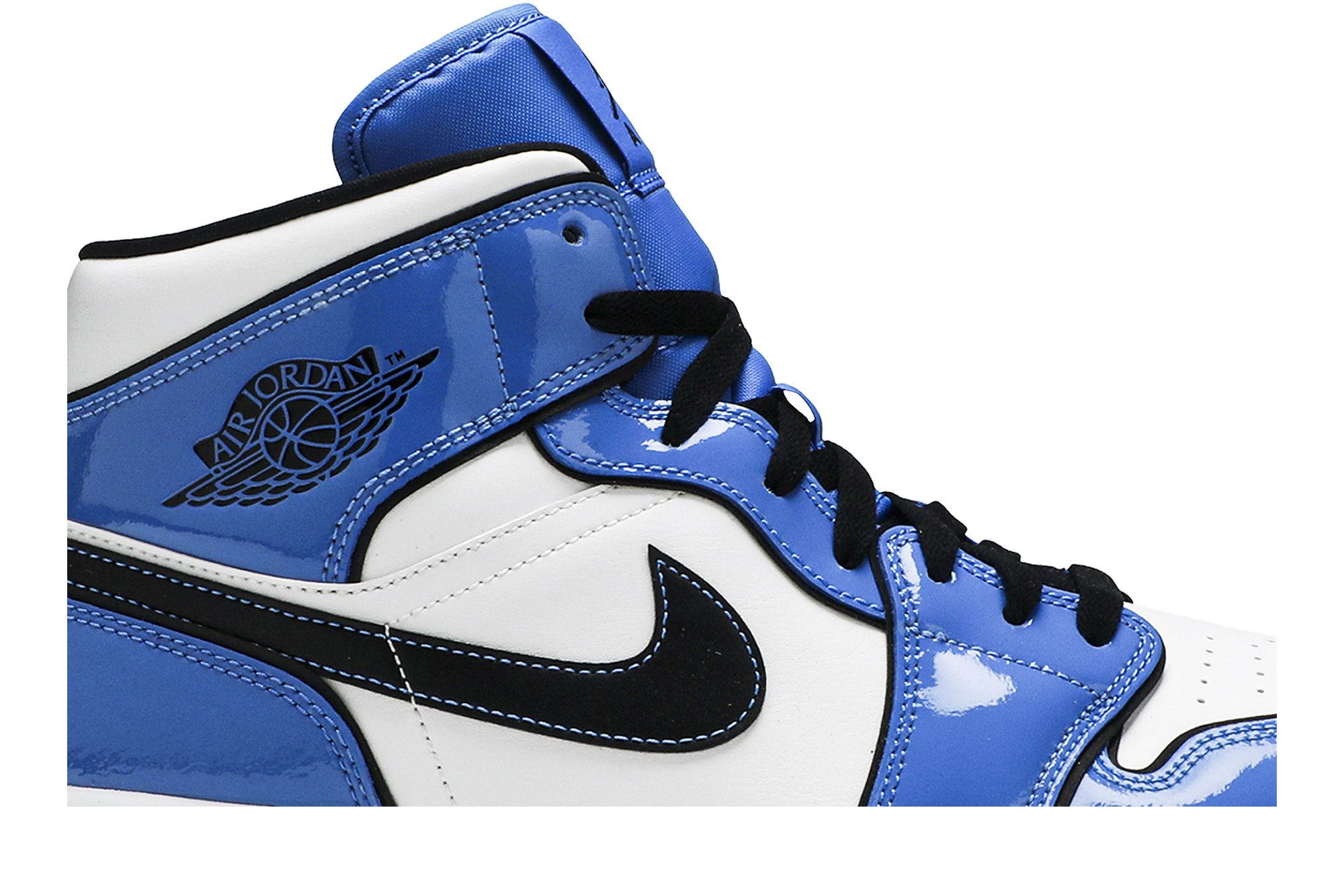 Jordan 1 blue shiny discount