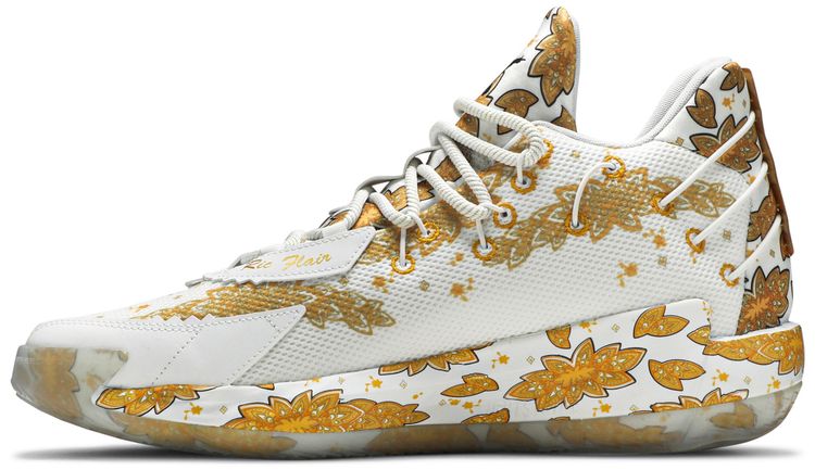 Ric Flair x adidas Dame 7 White Gold Metallic