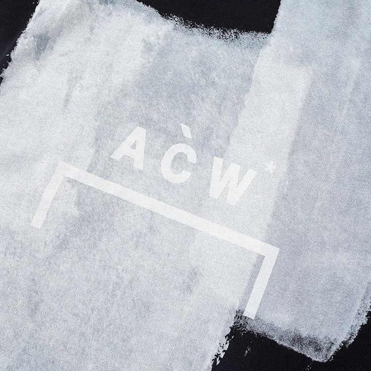 A Cold Wall Block Painted T Shirt Black