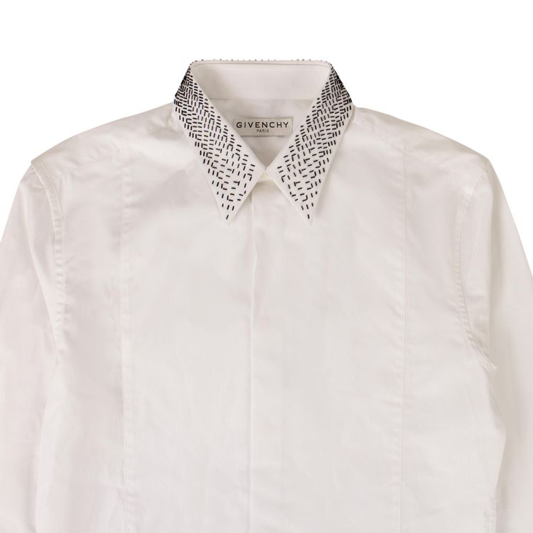 Givenchy Embellished Button Down Shirt White