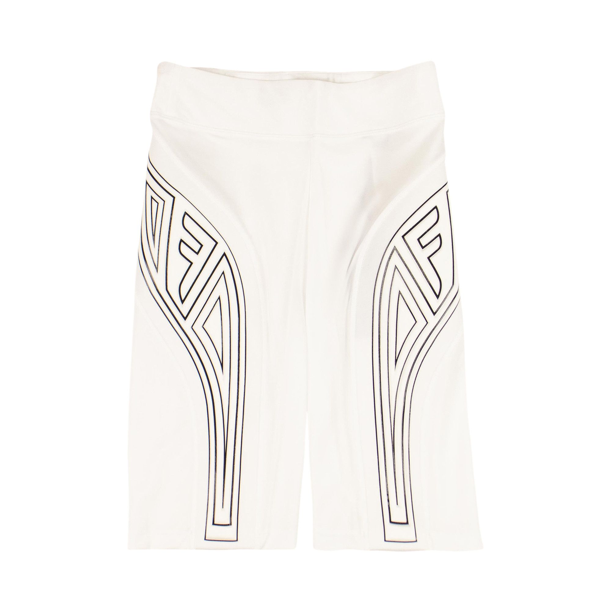 Buy Fendi Graphic Logo Cycling Shorts White FAB178 A7Z0 F160A GOAT NL