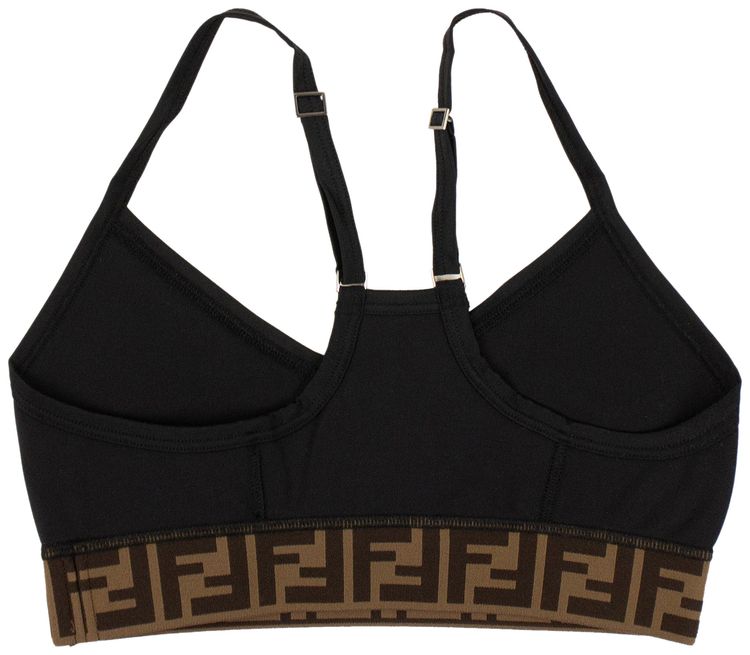Fendi FF Motif Compression Top Black