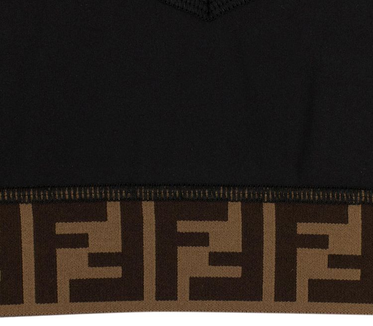 Fendi FF Motif Compression Top Black