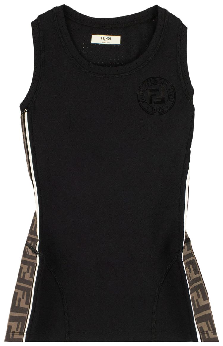 Fendi FF Motif Tank Top Black