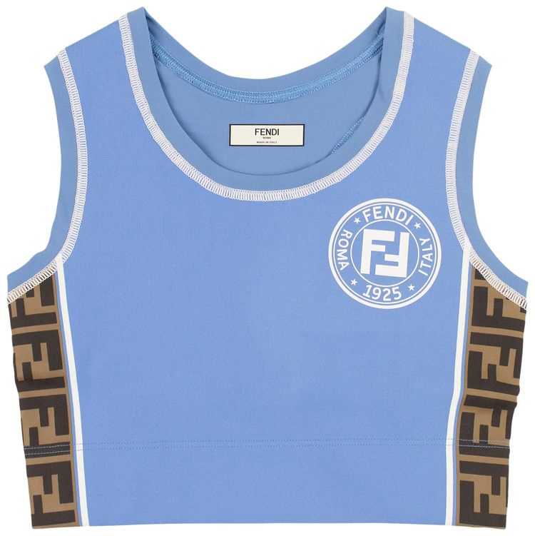Fendi Sports Crop Top BlueTobacco