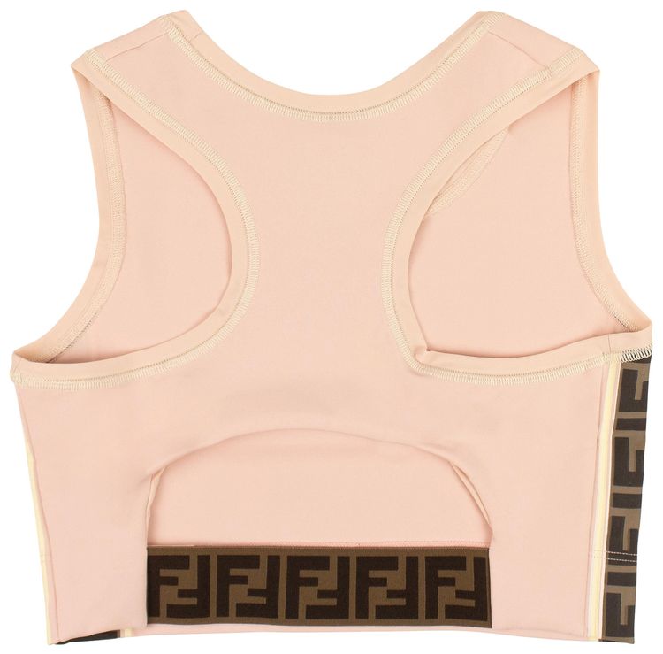 Fendi Sports Crop Top PinkTobacco