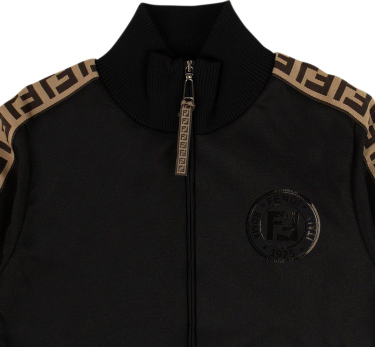 Fendi FF Track Jacket BlackTobacco