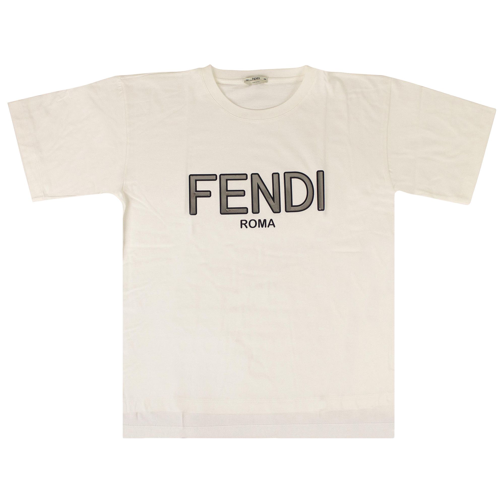 Fendi roma t shirt white new arrivals