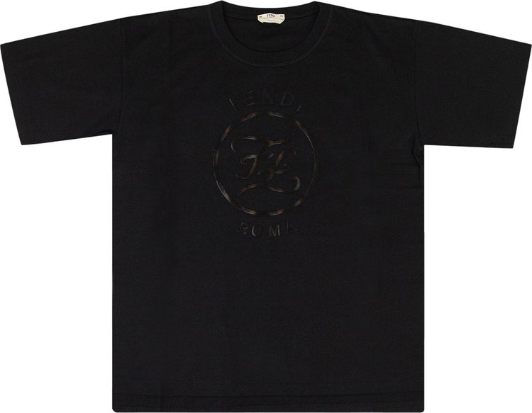 Fendi Holographic Gothic T-Shirt 'Black'