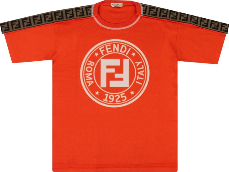 Fendi Fendirama Logo Oversized T-Shirt 'Orange'